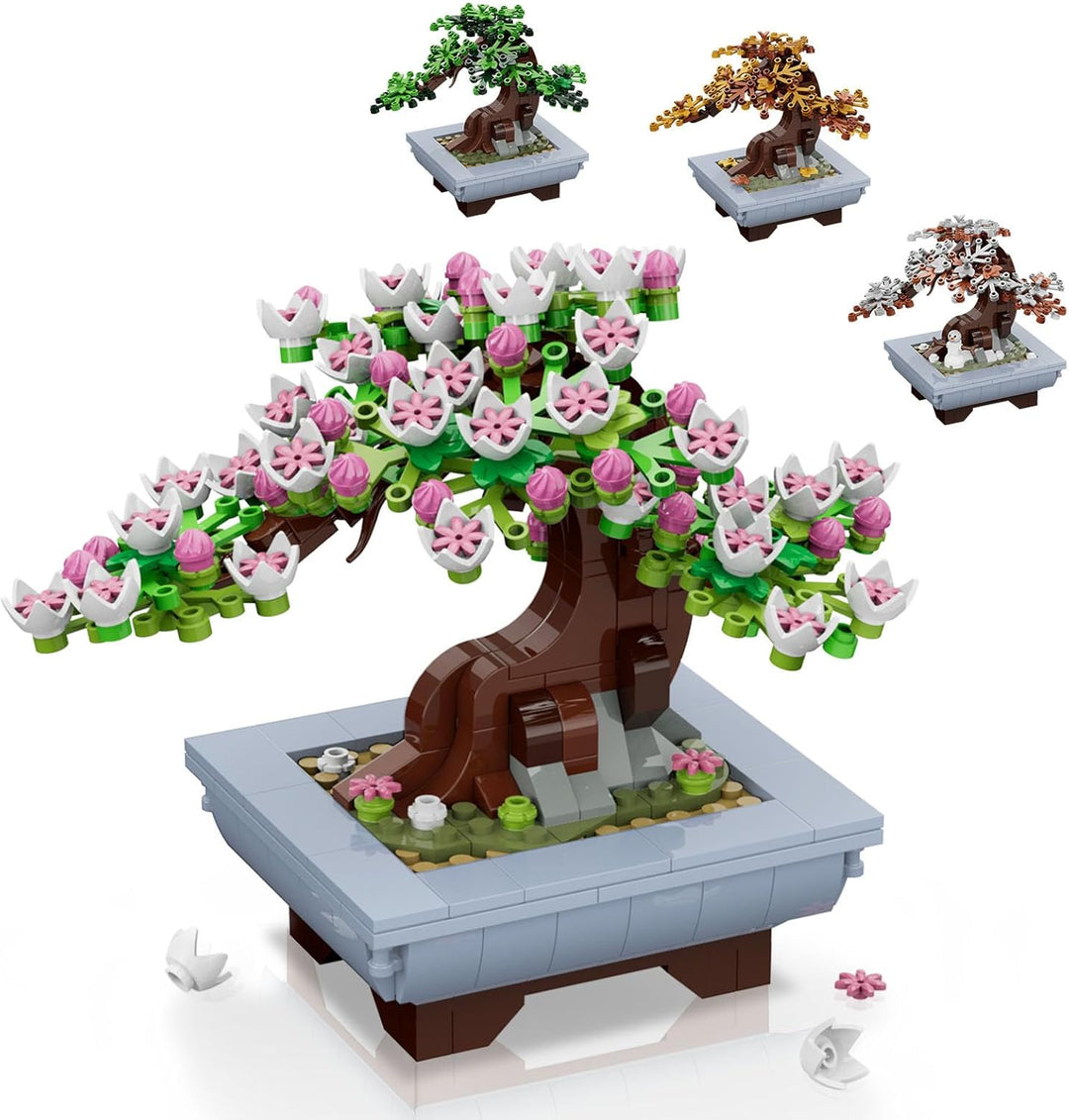 HOGOKIDS Juego de construcción de flores de cerezo 584
