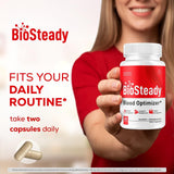 Biosteady - Cápsulas de fórmula avanzada Biosteady (paquete de 2),...