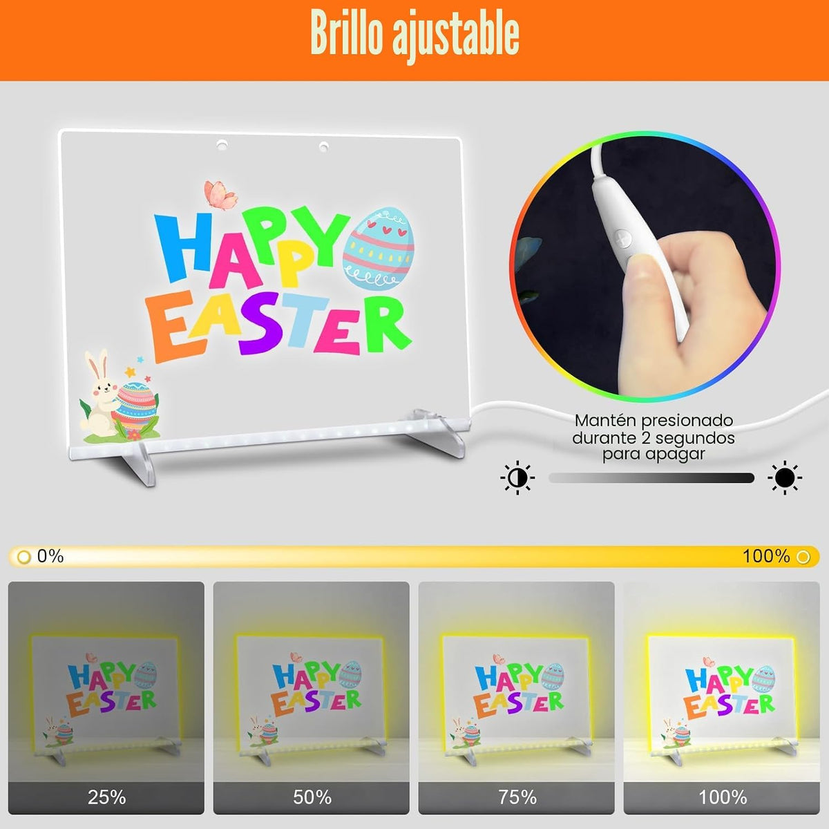 Cosmody Tablero de dibujo LED de 16 pulgadas, regalo de cumpleaños y