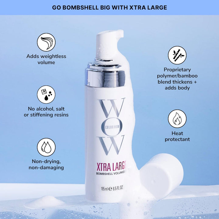 COLOR WOW Xtra Large Bombshell Volumizer - Nueva tecnología sin alc...