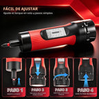 Destornillador dinamométrico de 10-70 pulgadas, juego de 45 piezas de 1/4 pulgadas con 24 puntas de acero S2, 20 destornilladores magnéticos SAE y tuercas métricas CR-V, estuche de almacenamiento