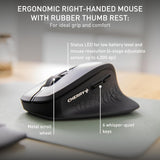 Cherry Stream Comfort Teclado y Ratón Inalámbricos de Escritorio |...