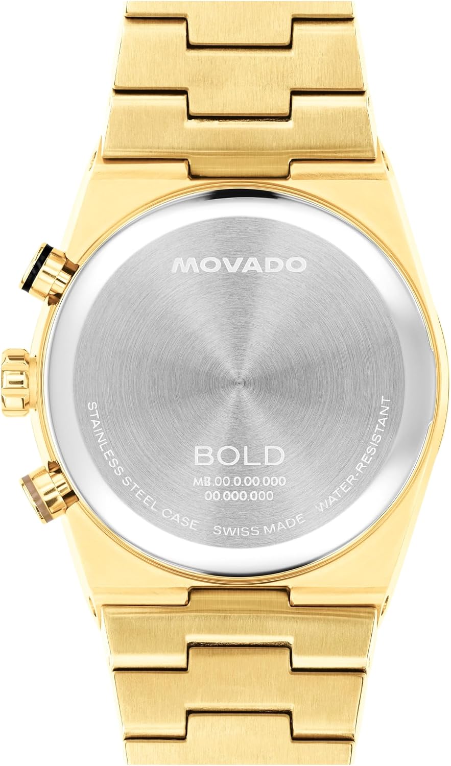 Movado Bold Quest Reloj esqueleto para hombre, cronógrafo de cuarzo suizo, pulsera de eslabones – Reloj clásico y moderno de lujo para él, 1.575 in