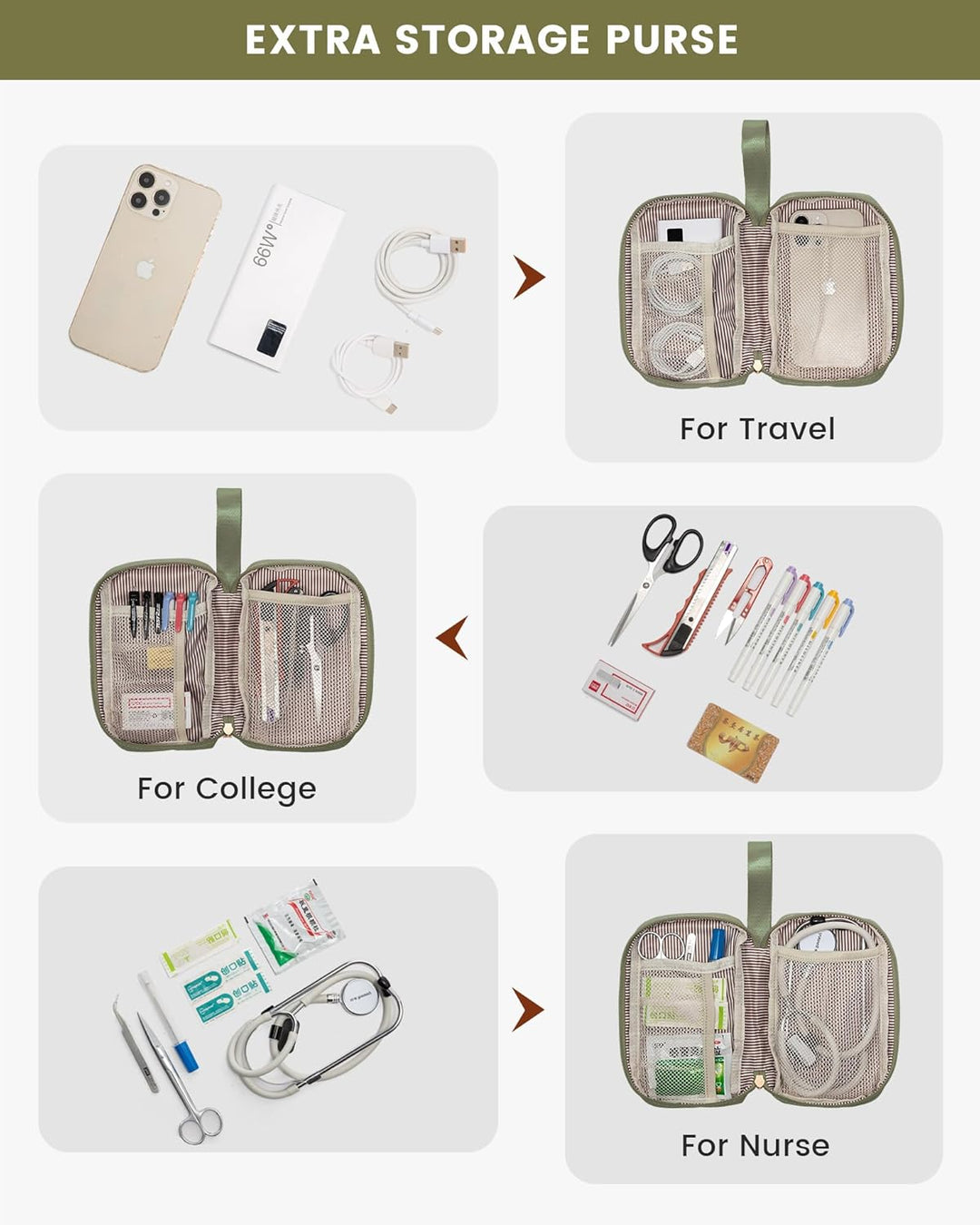 LOVEVOOK Mochila para laptop para mujeres, mochila de trabajo conve...