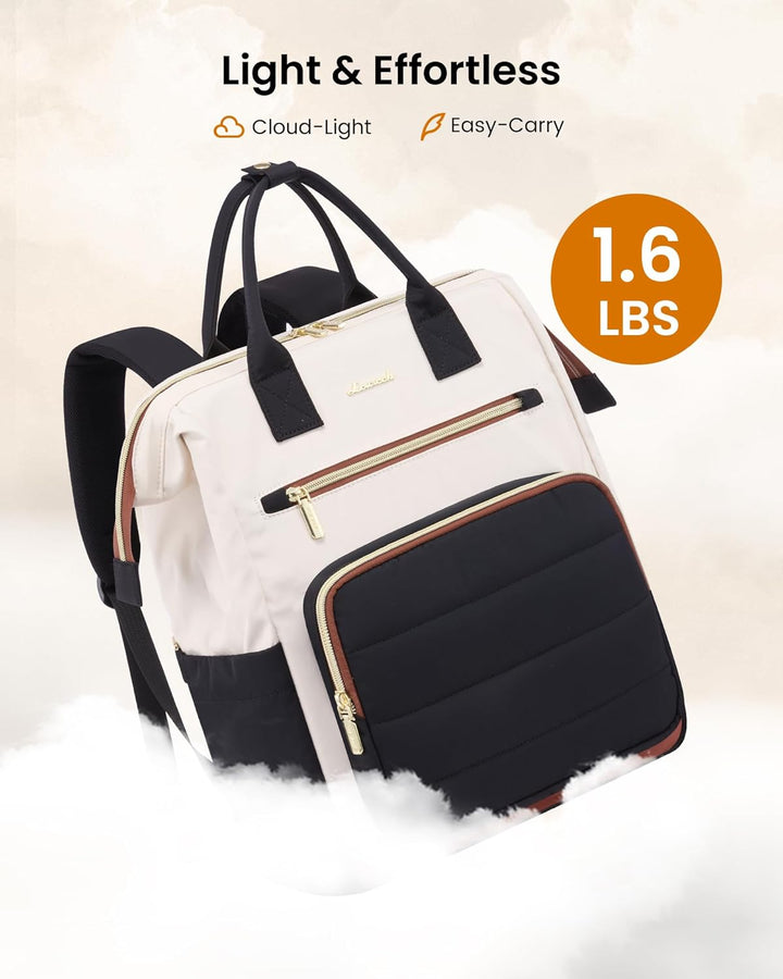 LOVEVOOK - Mochila de computadora portátil para mujer, mochila de t...