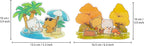 Milkmochabear Sunny Getaway - Mercancía auténtica de acrílico (5.3 x 3.9 pulgadas) lindo y adorable para decoración del hogar, oficina, regalos, decoración de estantes decorativos