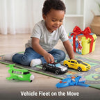 Vehículo magnético transformado robot juguete construir coche mezcla partido niño