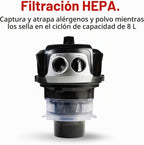 Adam's Polishes Aspiradora ciclónica de alta calidad para detalles de automóvil, para garaje, tienda, hogar, potente succión, ligera, portátil, resistente, 4 accesorios incluidos