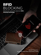 Cartera minimalista para hombre con tarjetero de crédito, cuero de grano completo más fino, billetera inteligente emergente, billetera delgada triple, bloqueo RFID, bolsillo frontal, ventana de
