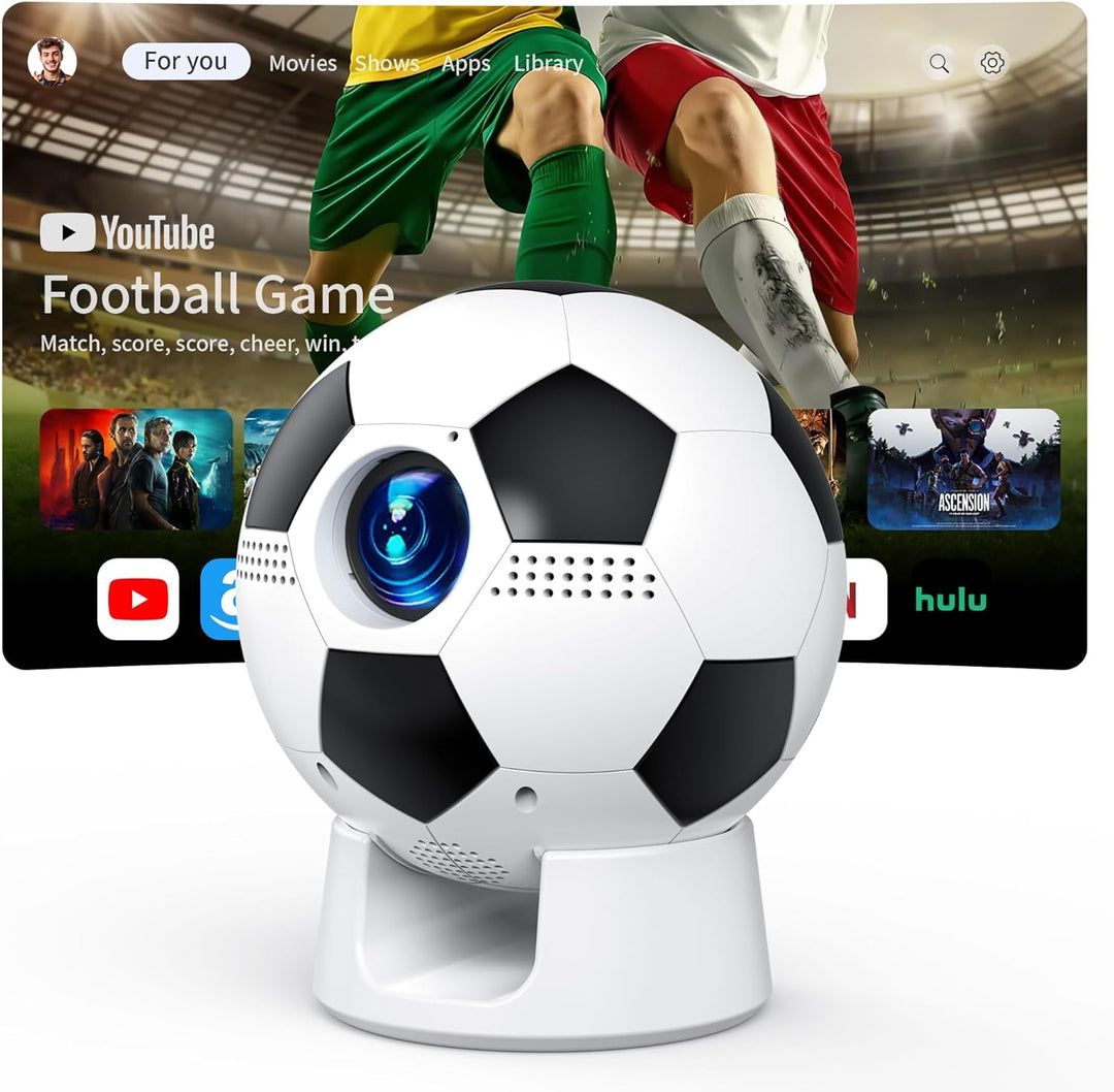 Trunera Mini proyector inteligente, Android 13 WiFi Bluetooth, proy...