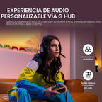 Logitech G Astro A50 Auriculares inalámbricos multiplataforma para juegos, Blanco