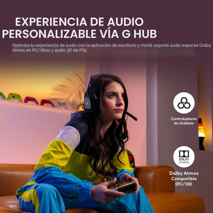 Logitech G Astro A50 Multi-Platform Wireless Gaming Headset + Base...