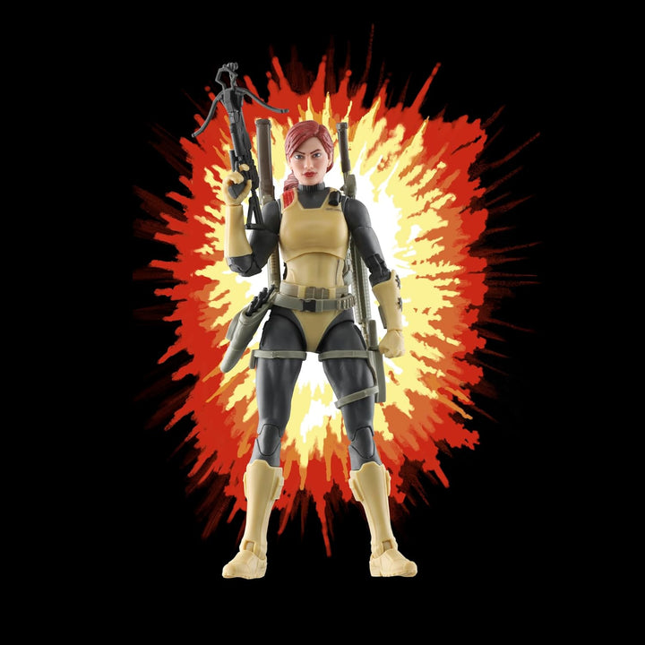 GI Joe Classified Series Retro Cardback Scarlett Figura de