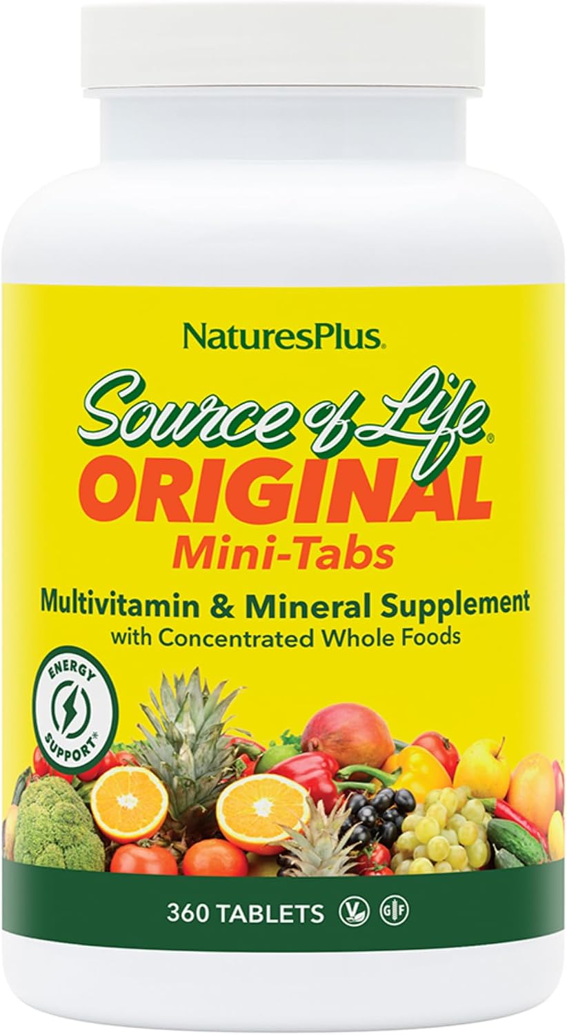 NaturesPlus Source of Life - 360 mini pestañas, paquete de 2, suple...