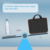 ZINZ Funda delgada expandible para laptop de 15.6 pulgadas, funda m...