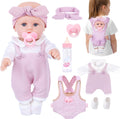 BDDOLL Juego de muñecas de bebé de 12 pulgadas con ropa