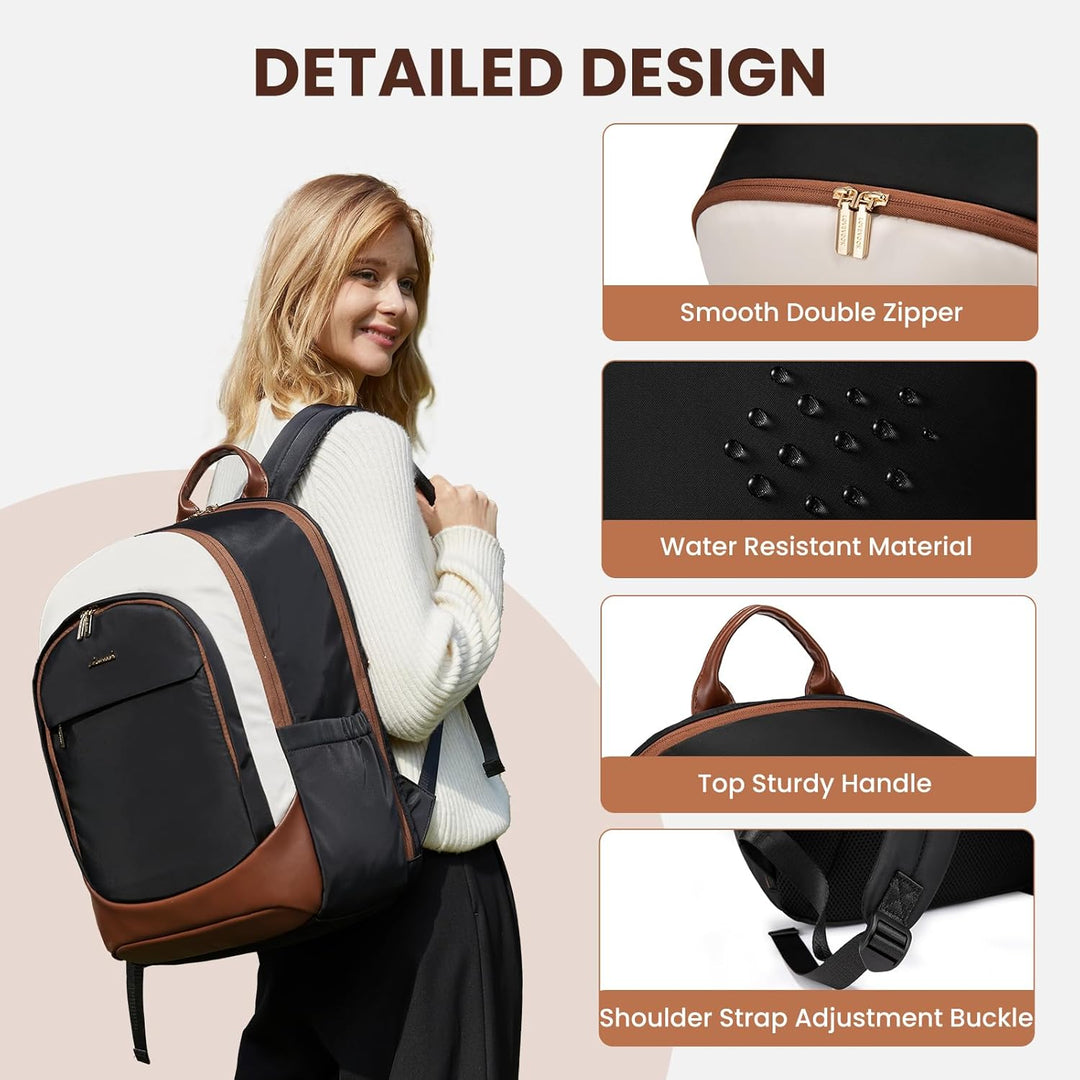 LOVEVOOK Mochila para laptop para mujer, mochila de negocios, mochi...