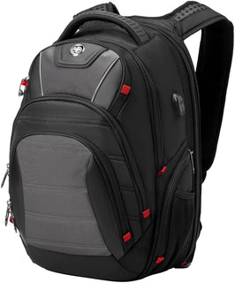 Mochila de diseño Swissdigital Circuit para hombres, Negro\/Gris