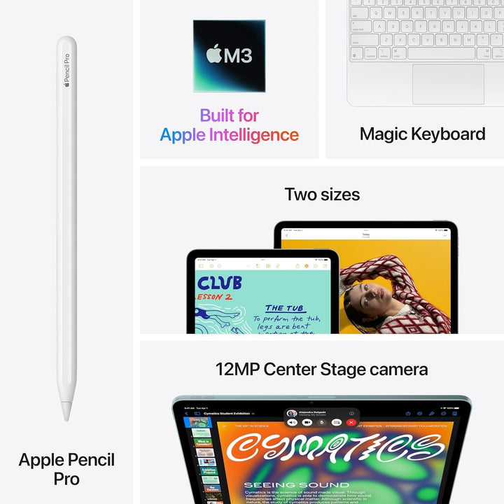 Apple iPad Air, 2025 con chip M3 (13 pulgadas, Wi-Fi, 1 TB) - Gris...