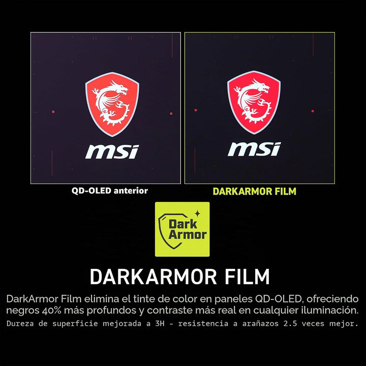 msi MAG 341CQP QD-OLED X28 34 pulgadas UWQHD Tándem QD-OLED Monitor...