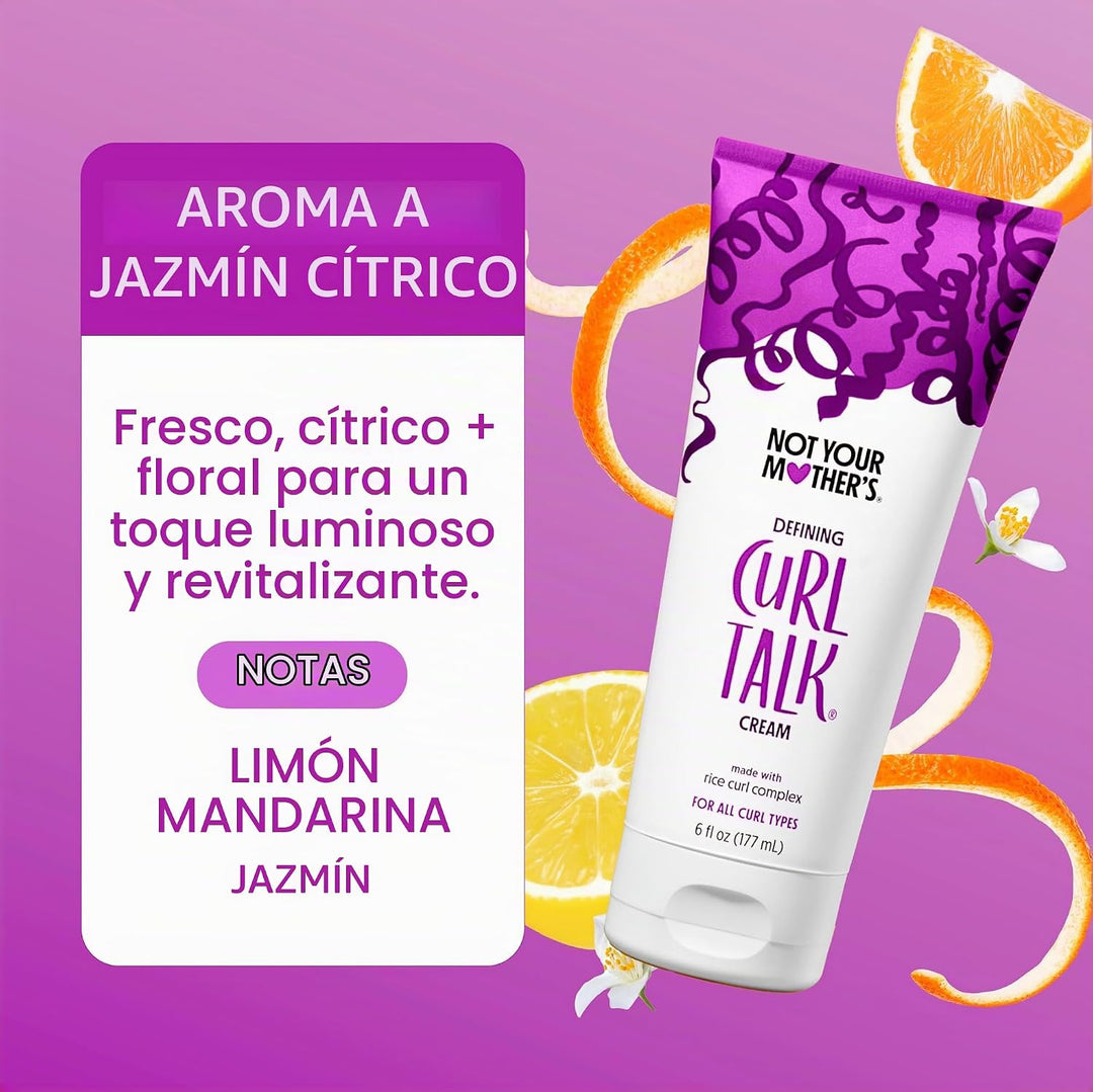 Not Your Mother's Curl Talk - Crema definidora, gel de peinado...