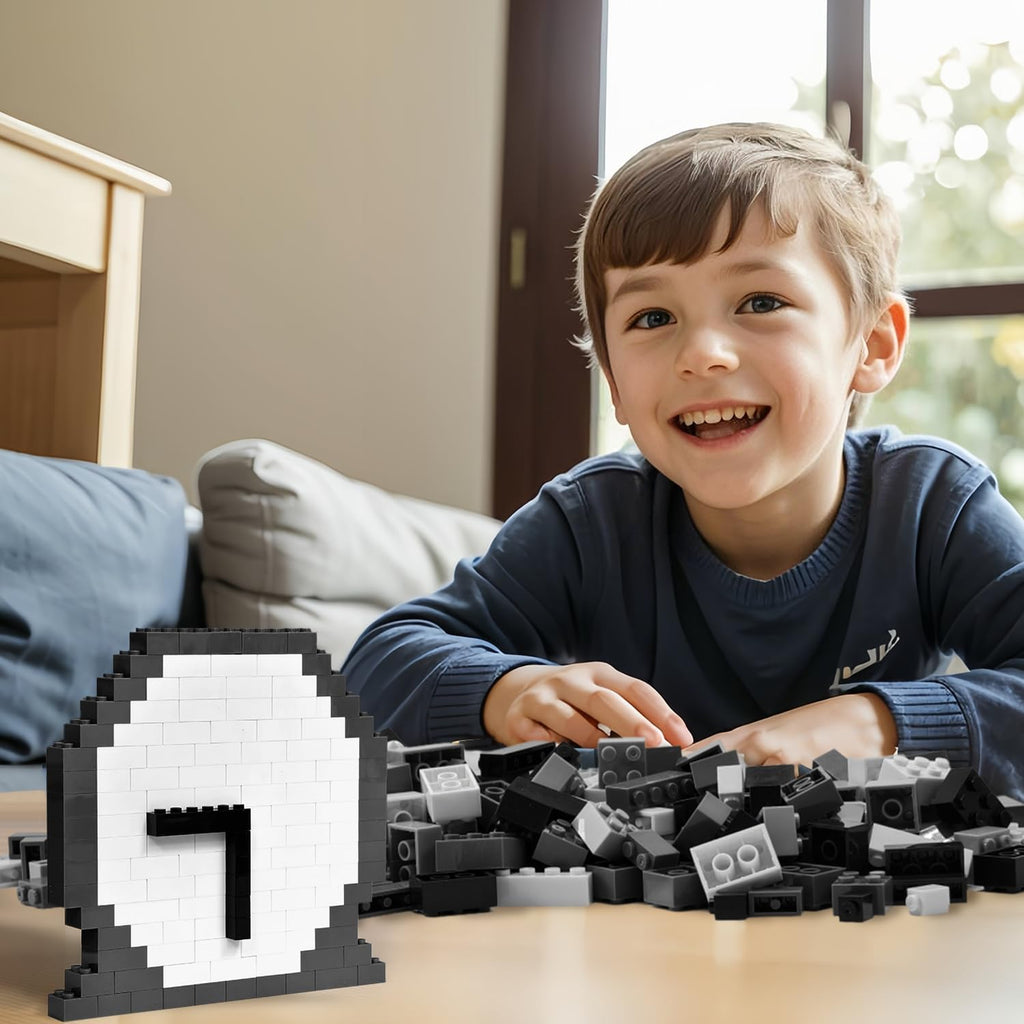 Lote de 1000 Piezas Bloques de Construcción, Juego Clásico de Bloques Básicos