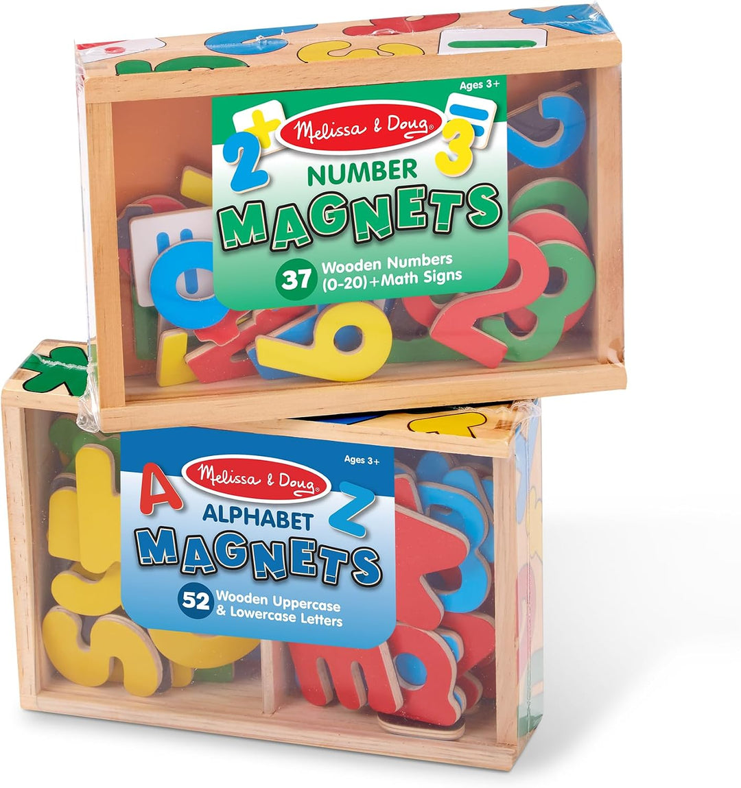 Imanes de madera del alfabeto Melissa &amp; Doug, Multicolor\/Ningu...