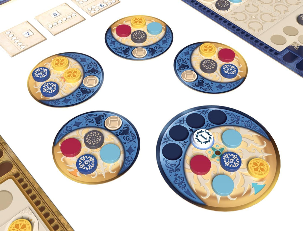 Asmodee Azul Duel Juego de mesa – Juego de estrategia competitivo de colocación de fichas cara a cara, impresionante arte de mosaico y juego rápido para niños y adultos, a partir de 8 años, 2