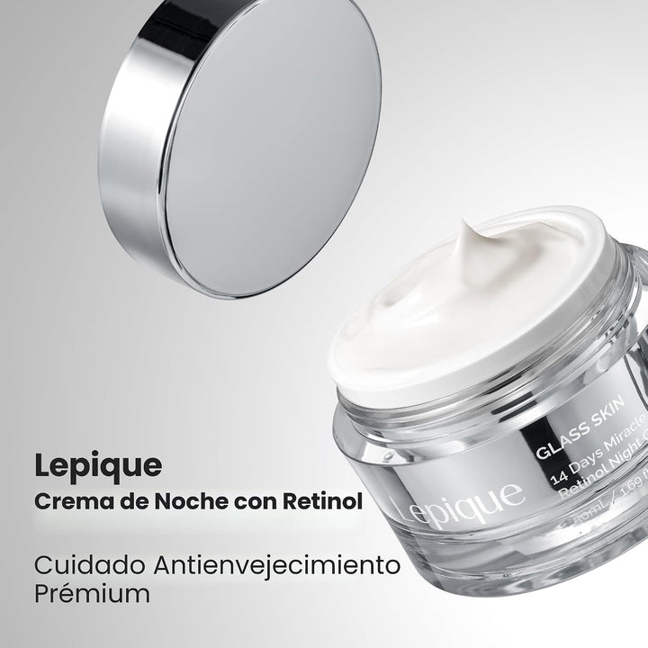 Lepique Crema de noche de retinol de 1.69 onzas \u2013 Crema repara...