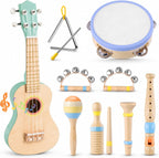 MGparty Juego de guitarra para niños pequeños, instrumentos musicales de