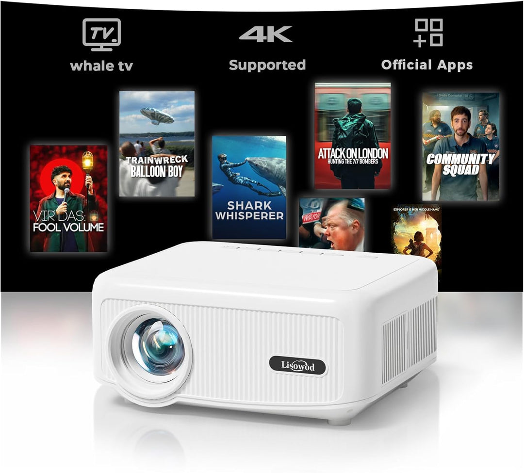 Proyector para exteriores [1900 de brillo y más de 1k aplicaciones...