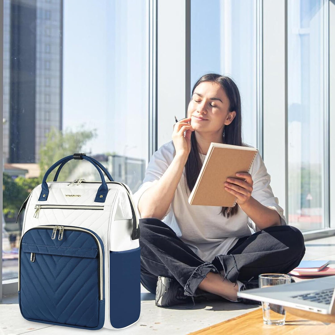 VANKEAN Mochila para laptop de 17 pulgadas para mujeres y hombres,...