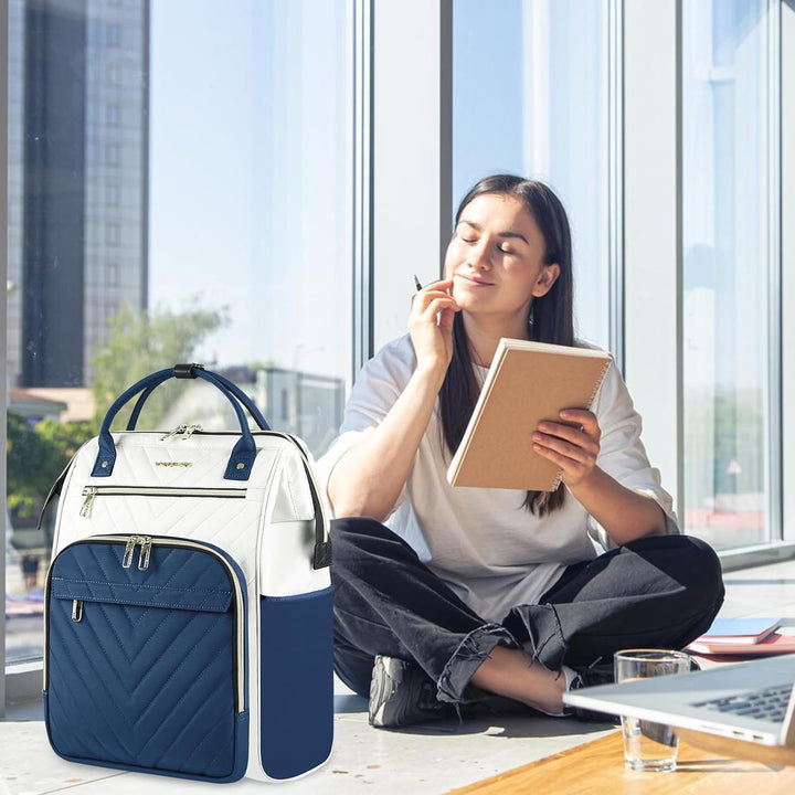 VANKEAN Mochila para laptop de 17 pulgadas para mujeres y hombres,...