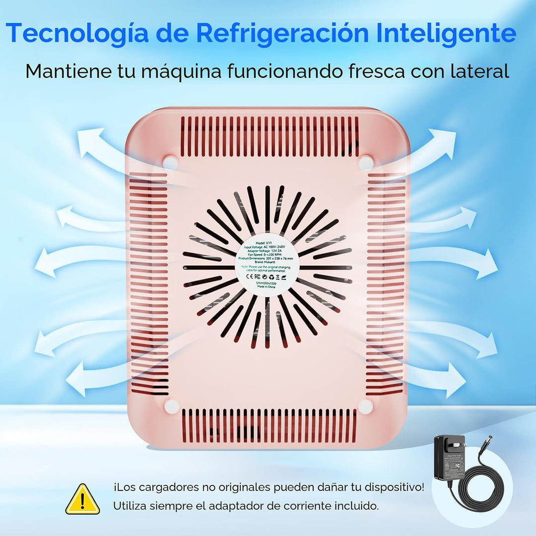 Makartt - Colector de polvo de uñas profesional con potente succión...