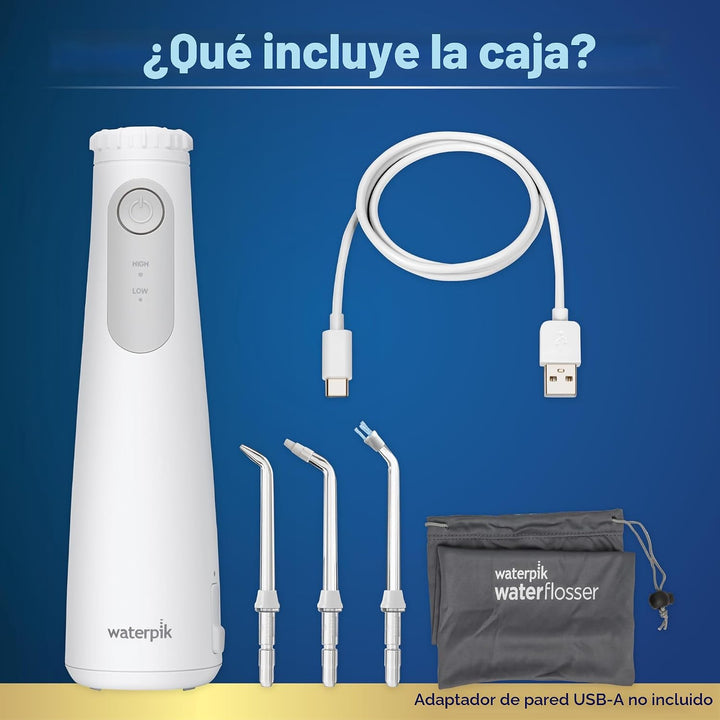 Waterpik Irrigador dental inalámbrico 5100 para viajes y hogar, rec...