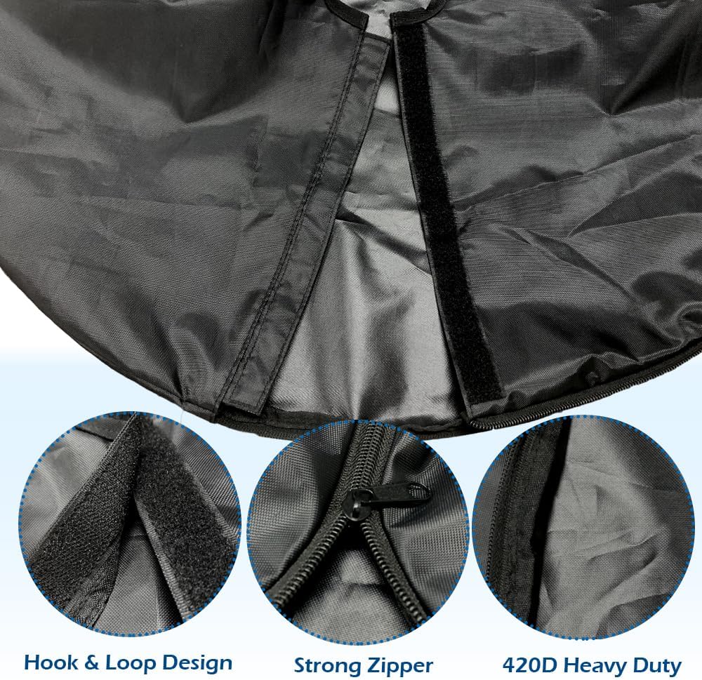 Funda para volante de barco, funda protectora de volante marino de 24 pulgadas, impermeable, 420D, resistente a los rayos UV