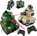 Paquete de 2 tanques infrarrojos control remoto que dispara
