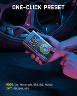 Fanttik X9 Pro Inflador de Neumáticos Portátil para Coche Compacto,...
