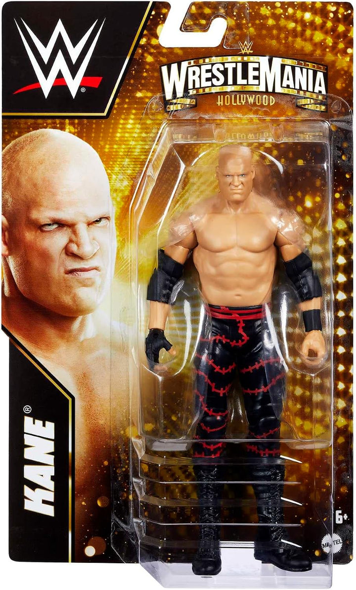 Mattel WWE WrestleMania Figura de acción de Kane, coleccionable con...