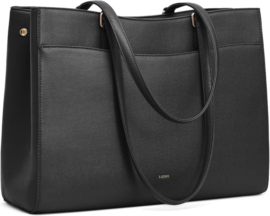 S-ZONE Bolsa de almuerzo para mujer, bolsa de trabajo con compartimento de