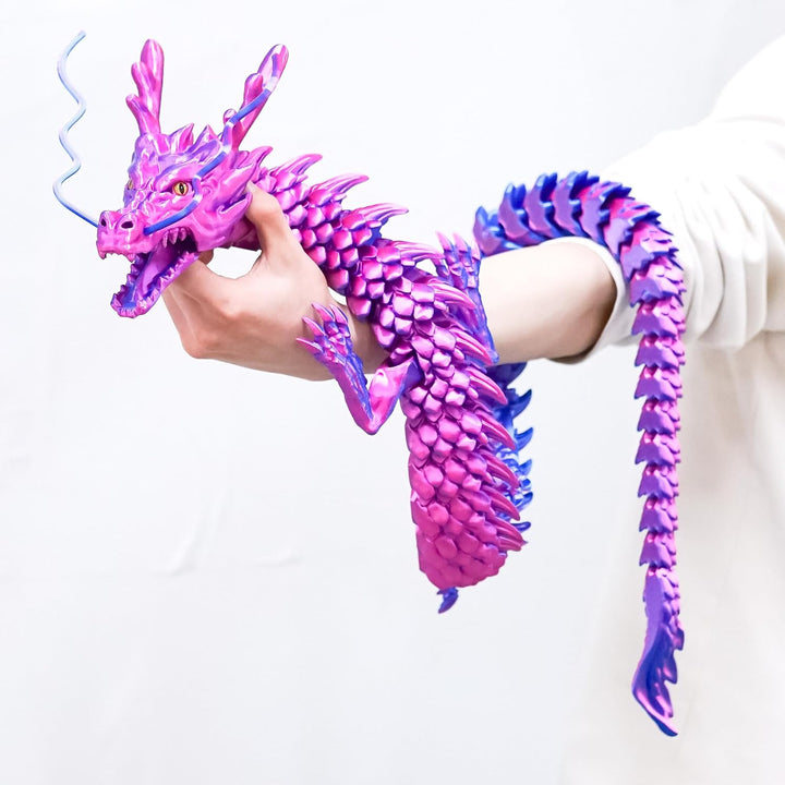 Modelos de dragón impresos en 3D súper grandes de 47.3 pulgadas, fi...