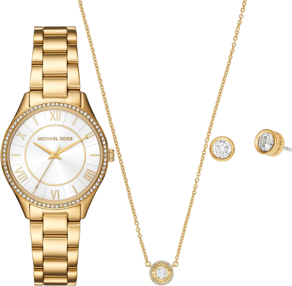 Michael Kors Lauryn Reloj para Mujeres, Reloj de Pulsera de Acero Inoxidable para Mujeres