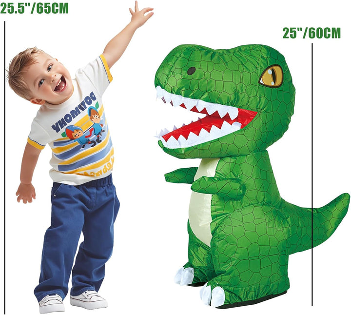 Juguetes inflables de dinosaurio con control remoto, dinosaurio RC...
