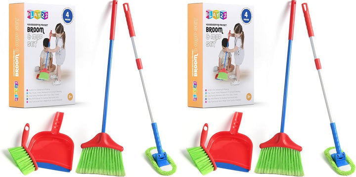 Play22 Juego de limpieza para niños de 4 piezas - Juego de limpieza...