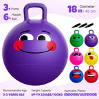Upper Rider Paquete de 6 bolas de tolva para niños de 3 a 8 años, pelota
