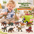 Juguetes de dinosaurio para niños, 12 figuras realistas con caja