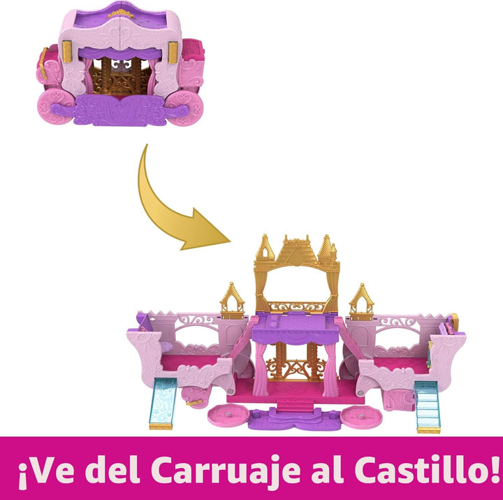 Mattel Disney Princess Toys, Carriage to Castle - Juego transformab...