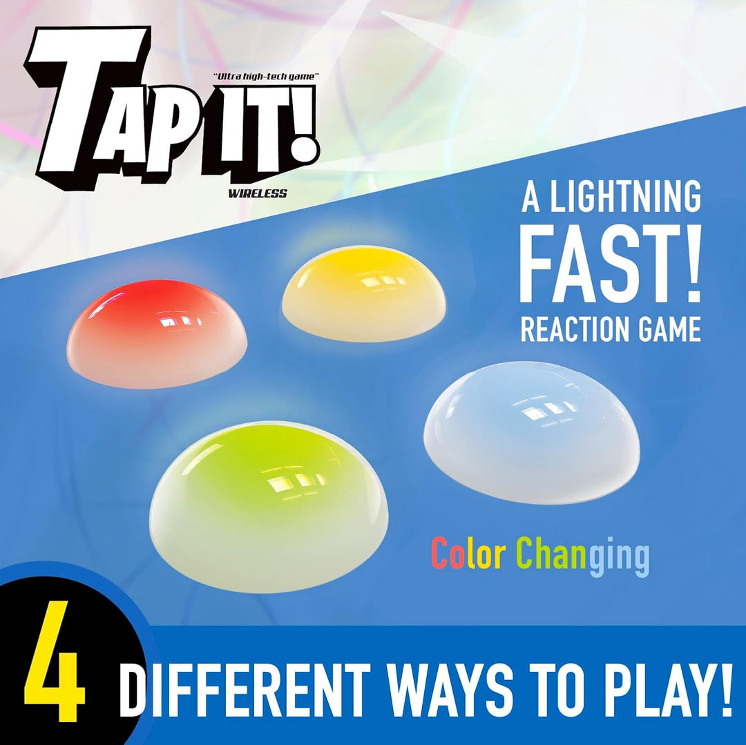 Fotorama Tap It - Juego de luz de reacción inalámbrica, juego de 4...