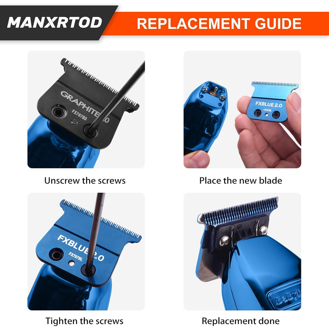 Manxrtod FXBLUE 2.0 - Cuchilla de repuesto para todas las recortado...