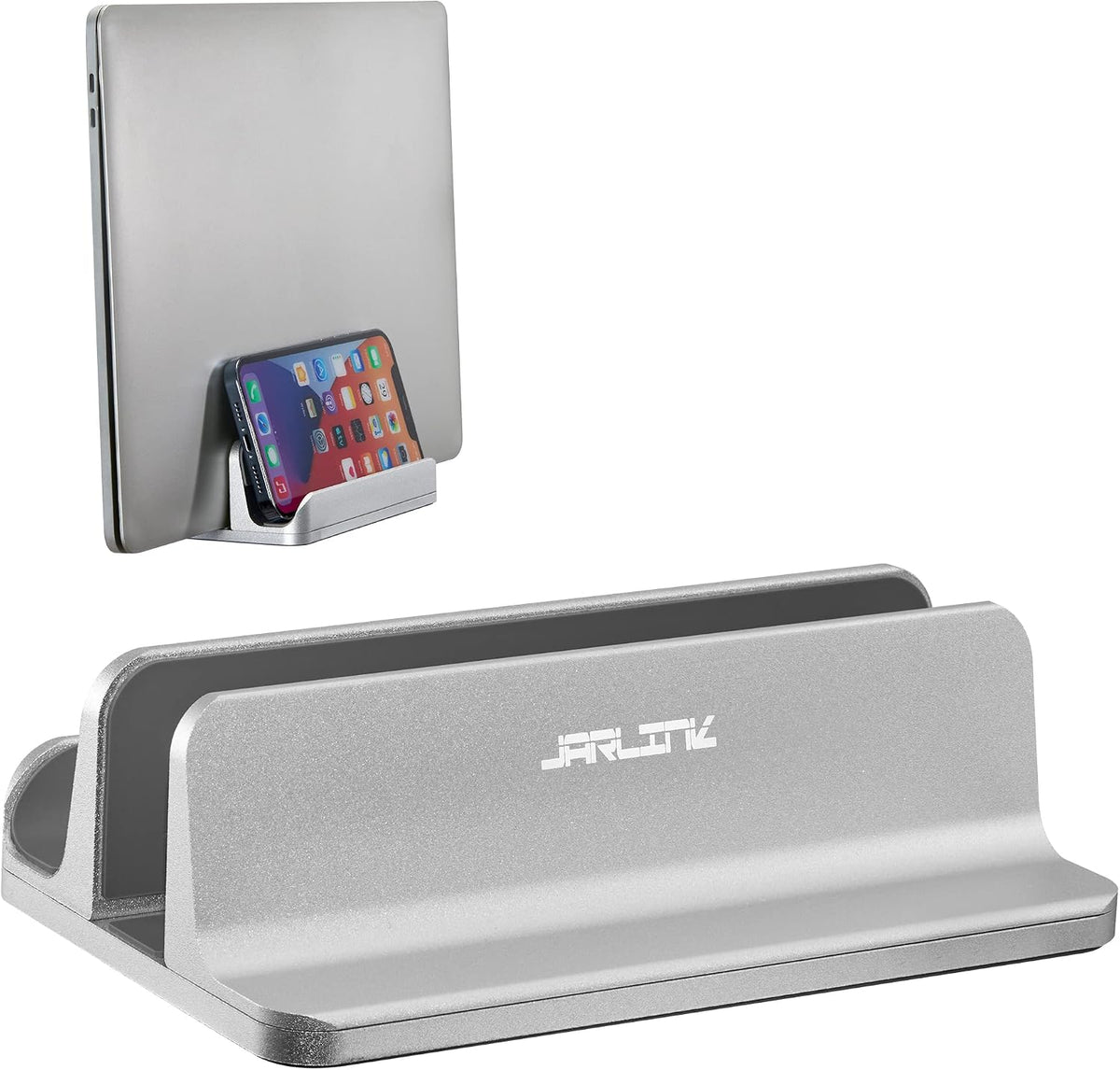 JARLINK Soporte vertical para portátil 2 en 1, base de escritorio d...